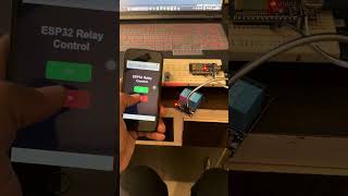 Relay control with ESP32 Web Server #esp32 #web #server #diy #shorts #viral #coding #trending