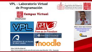 Curso VPL Training en UVIRTUAL, usando VPL (Laboratorio  Virtual de Programación)