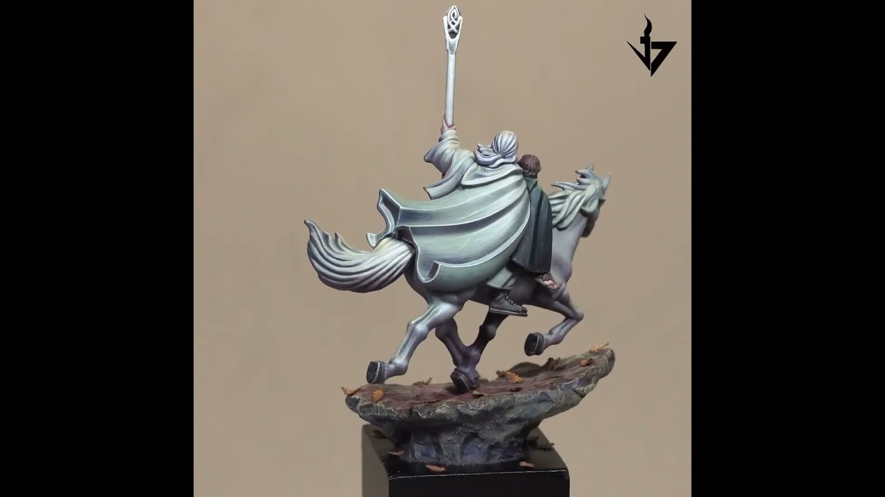 Miniature Of Gandalf From The Lord Rings Lotr Miniaturepainting Painting Hobby Art