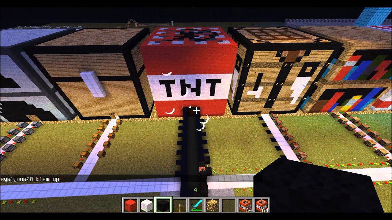 a big TNT explode! - YouTube