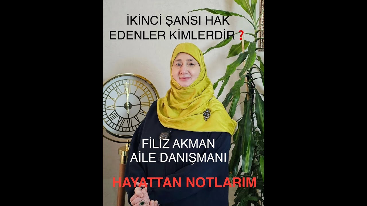 KİMLER İKİNCİ ŞANSI HAK EDER? #hayattannotlarım #mineizgi #ailedanışmanı @filizakmann ile söyleşi