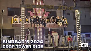 Sindbad's Amusement Park 2024 | Drop Tower Ride [4K HDR]