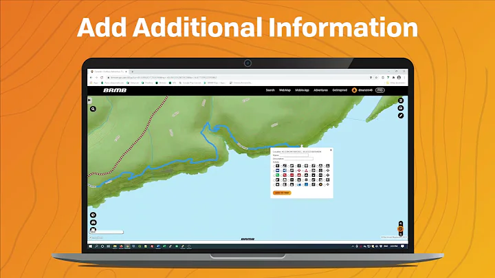 BRMB Maps - How to import a GPX or KML File into the Web Map