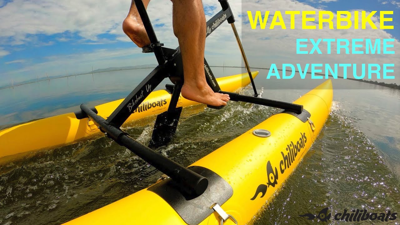 Natureza extrema pedalando sobre a água Bike aquática YouTube