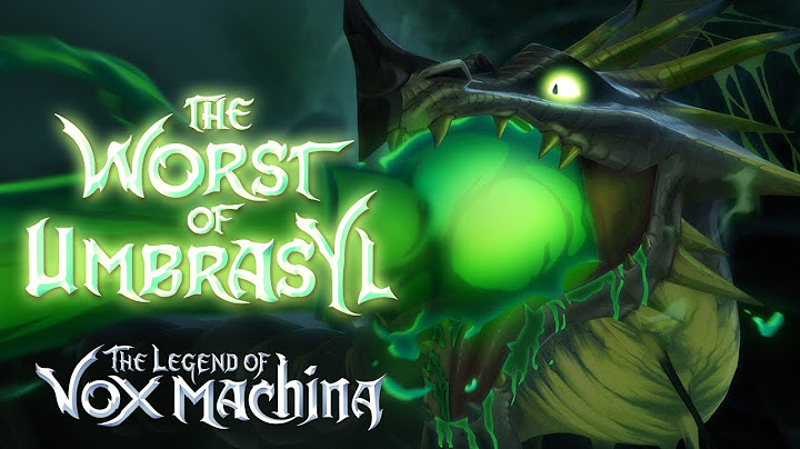 Umbrasyl Being The Ultimate Dragon Villain | The Legend of Vox Machina