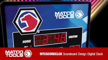 MATCO SCOREBOARD CLOCK - MTCSCORECLCK