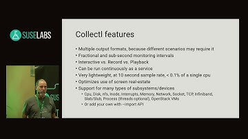 SUSE Labs Conference 2018 - Collectl - a performance monitoring tool like no other