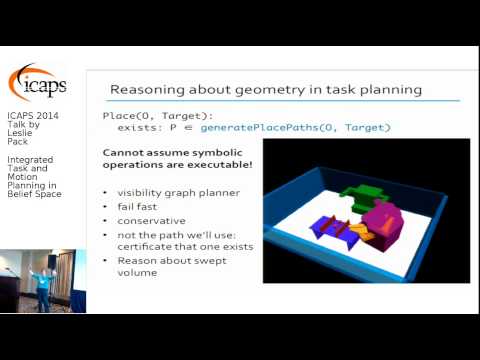 ICAPS 2014: Leslie Kaelbling on &quot;Integrated Task and Motion Planning in Belief Space&quot;