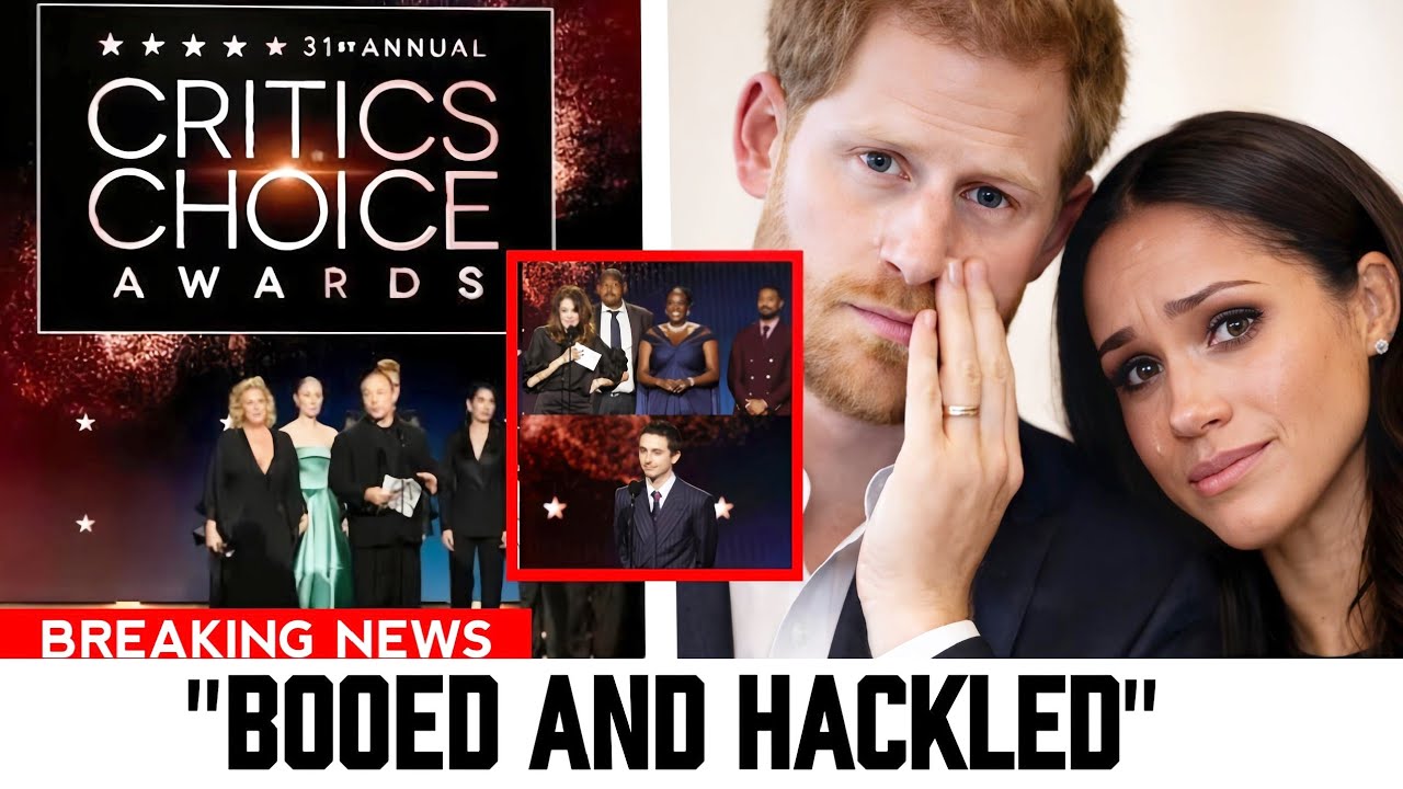 Prince Harry And Meghan Markle Booed and Hackled At 2026 Critics Choice Award