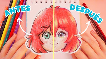 ¡Cómo PINTAR BONITO con LÁPICES DE COLORES! 🌈 (¡Incluso escolares!) TUTORIAL Y TIPS de coloreado ✏️