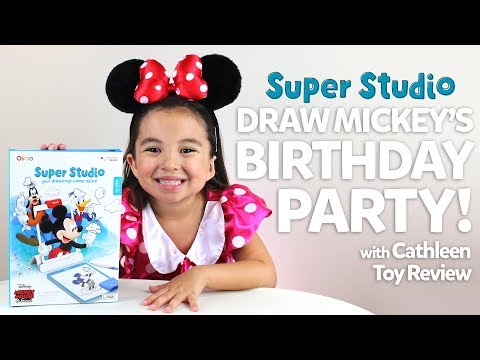 *NEW* Osmo Super Studio Disney Mickey Mouse & Friends Part 1 | Draw Mickey's Birthday Party