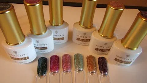 Born Pretty Reflective Glitter Gel Polish, Sparkly Shiny Disco DJ LED Gel Nail Polish Review