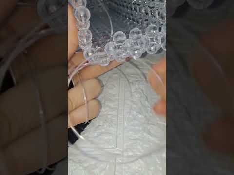 الجزء السادس من طريقة عمل الشنطة الخرز      هاند ميد شنط شنطة يد