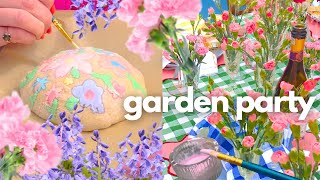 spring garden party  🌷🎂🌸  a whimsical bread painting partypainting bread, recipes & decor ideas by phoebe does everything 504 views 2 weeks ago 19 minutes