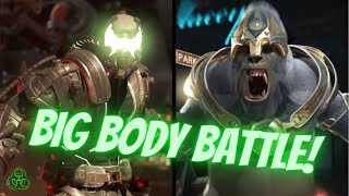 BATTLE OF THE BIG BODIES: BANE VS GORILLA GRODD!! Biohazard (Bane) vs Twylnn (Gorilla Grodd)