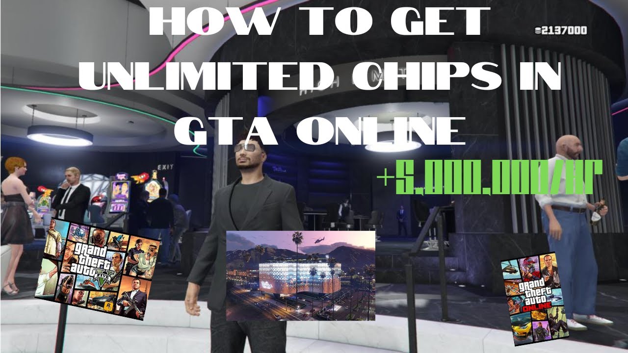 How to get Unlimited chips in GTA Casino. For Play Station, Xbox and PC