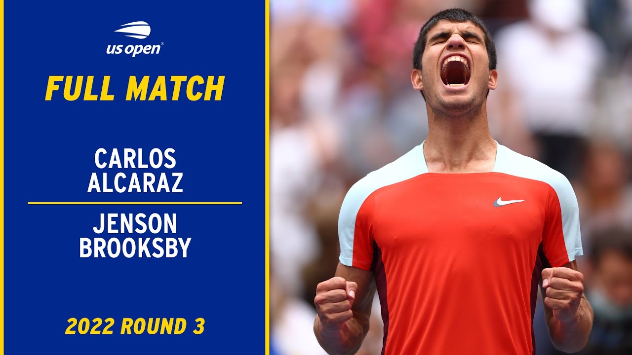 Carlos Alcaraz vs. Jenson Brooksby Full Match | 2022 US Open Round 3