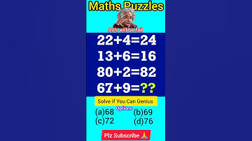 Can You Solve Maths Puzzle #shorts #youtubeshorts #viral #trending #shortvideo #shortsvideo #2024