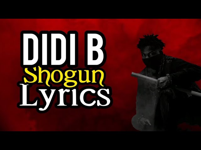 Shōgun将軍 le nouveau titre du Boss DiDi B tourné au Sénégal.