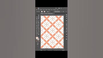 Make seamless pattern in illustrator#shortvideo #illustrator#shorts#tutorial #design#surfacedesign
