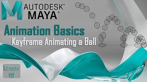 Basics of Keyframe Animation in Maya | Introduction to Animation in Maya | How to Animate |Lesson-19