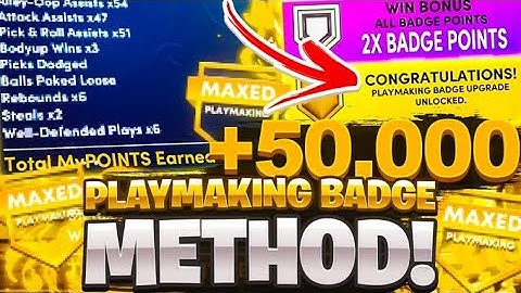 Best Way To Max Playmaking Badges In 1 Day NBA 2K21 NEXT GEN! Playmaking Badge Method! 100K+ A Game