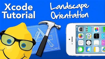 XCode Tutorial Landscape Orientation App - Geeky Lemon Development