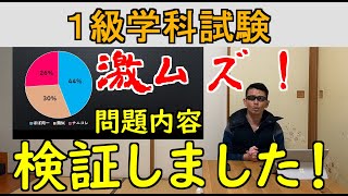 機械保全技能士１級学科の試験問題検証しました