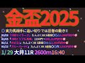 金盃2025予想【大井競馬】全頭診断＋調教評価＋買い目
