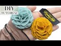 DIy || Cara Membuat Bros Dari Kain Perca || fabric flower