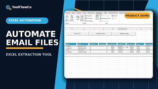 Excel Email Attachment Extraction Tool Demo | Automate Outlook File Processing