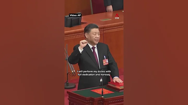 Xi Jinping takes his oath after being declared China's president for a third five-year term - DayDayNews