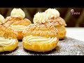 脆皮泡芙 (升级版食谱) How to Make Crispy Cream Puffs/ Choux Au Craqueline Pastry Recipe