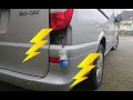 Versteckte landstromsteckdose 230v auensteckdose  vito w639 camper