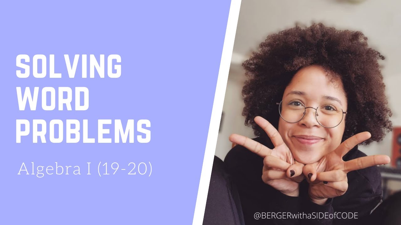 Solving Word Problems using CUBES | Algebra 1 - YouTube