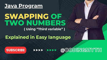 Swapping of two numbers | Swap two numbers in java | Swapping of 2 numbers in java