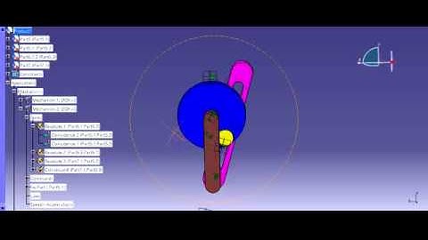 Quick return mechanism using catia animation