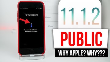 IOS 11.1.2 Released! Why Apple??? Fixed Unresponsive screen?