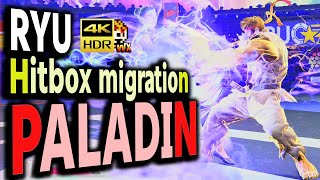 SF6: Paladin Ryu Hitbox migration  VS Chun-Li | sf6 4K Street Fighter 6