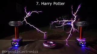 Harry Potter Theme Using Tesla Coils.