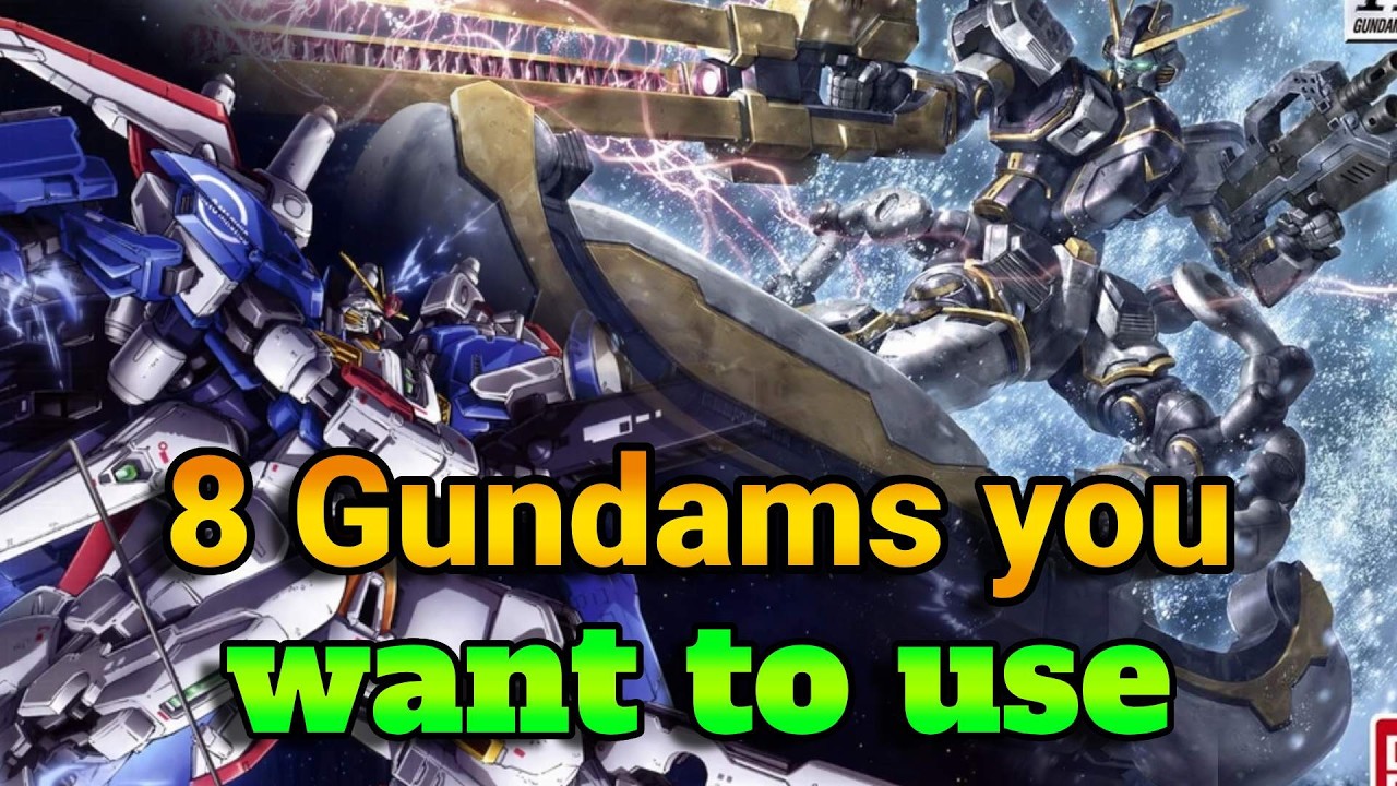 8 потрясающих Гандамов, которыми вы ХОТИТЕ управлять