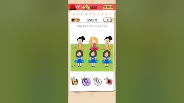 Help them to form a pyramid - Crazy High School - Brain Test 2 - Level 12