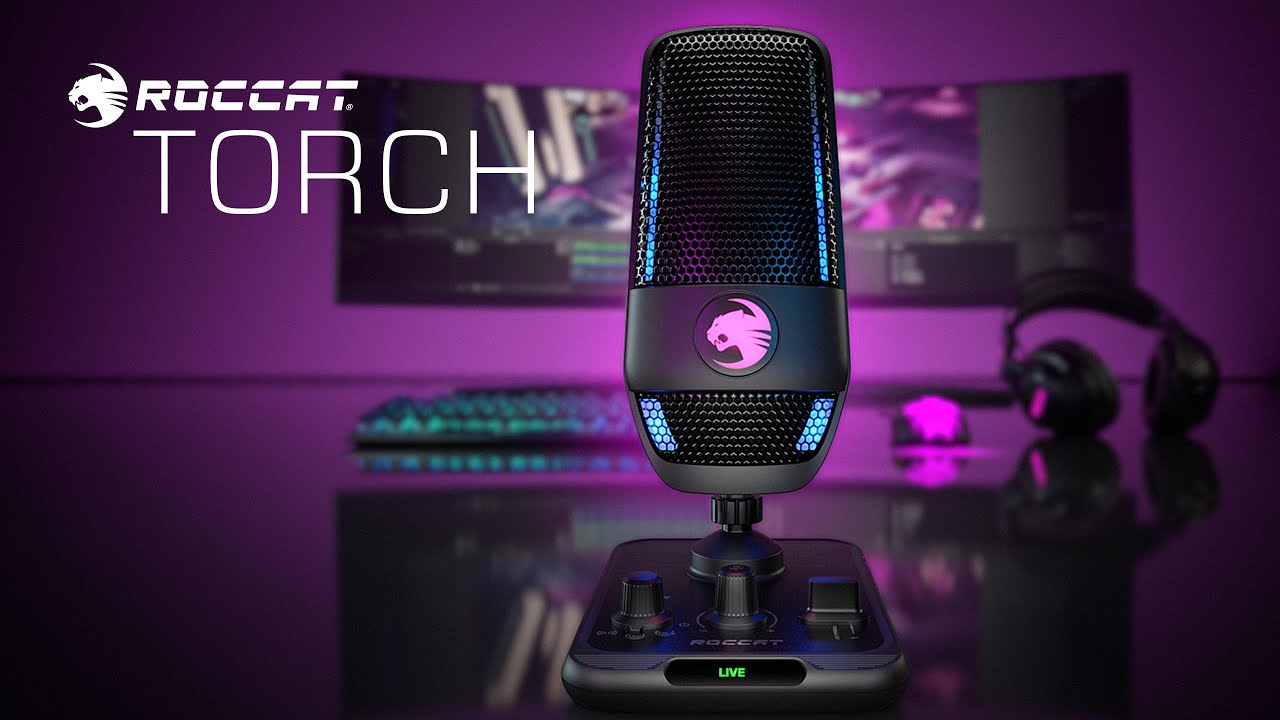 Best USB Microphone for Creators and Gamers - ROCCAT® Torch