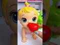 Satisfying ASMR Unboxing Toy | Pororo &amp; Minnie Mouse Eating Banana &amp; Strawberry #shorts