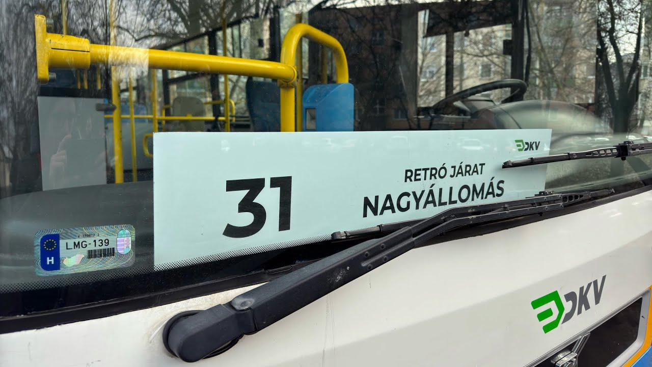 (Megszűnt) 31-es járat, Debrecen | Doberdó utca - Nagyállomás [4K]