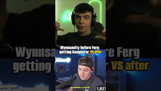 Wynnsanity's reaction to ferg getting Conqueror #PUBGMxFerg #iferg#ferg #pubgm #Conqueror @iFerg