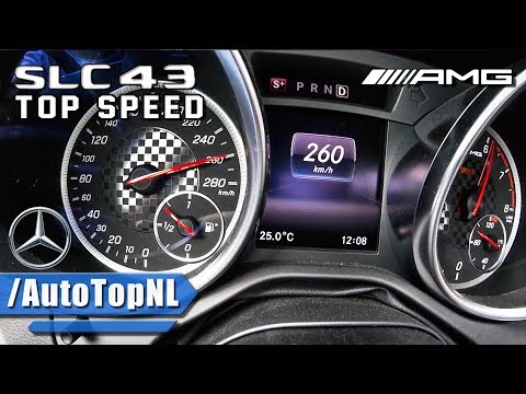 Mercedes SLC 43 AMG ACCELERATION & TOP SPEED 0-260km/h By AutoTopNL