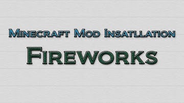 Minecraft 1.3.2 - How to install Fireworks Mod (OUTDATED)