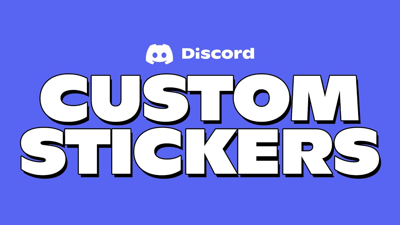 Upload Custom Stickers in Boosted Servers - YouTube