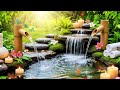 Fall Asleep Fast 🎋 Bamboo Water, Soft Piano & Birds for Deep Sleep & Peaceful Night